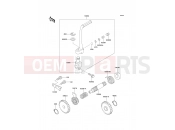 KAWASAKI 1991 Kickstarter Mechanism