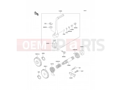 KAWASAKI 1993 Kickstarter Mechanism