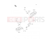 KAWASAKI 1995 Footrests