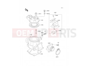 KAWASAKI 1997 Cylinder Head/Cylinder