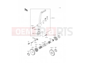 KAWASAKI 1998 Kickstarter Mechanism