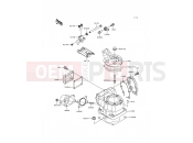 KAWASAKI 2000 Cylinder Head/Cylinder