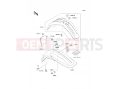 KAWASAKI KX500 (KX500-E12) Fenders