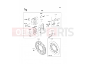 KAWASAKI KX500 (KX500-E12) Front Brake