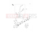 KAWASAKI 2001 Kickstarter Mechanism