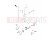 KAWASAKI 2001 Kickstarter Mechanism