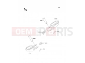 KAWASAKI 2001 Footrests