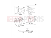 KAWASAKI 2001 Labels