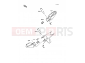 KAWASAKI 1988 Footrests