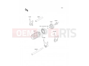 KAWASAKI 2004 Gear Change Drum/Shift Fork(s)