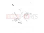 KAWASAKI 2004 Footrests