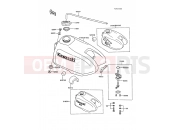 KAWASAKI 1986 Fuel Tank