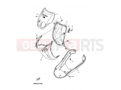 YAMAHA YN50 OVETTO (5RNR) 2003 LEG SHIELD