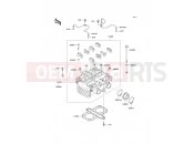 KAWASAKI ER-5 (ER500-A4) Cylinder Head