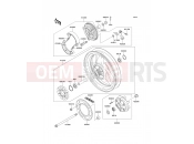 KAWASAKI ER-5 (ER500-A4) Rear Hub