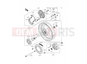 KAWASAKI ER-5 (ER500-B4) Rear Hub