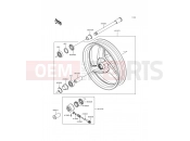 KAWASAKI 2000 Front Hub
