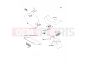 KAWASAKI GPZ500S (EX500-E7) Labels