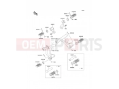 KAWASAKI 2000 Footrests