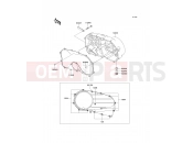 KAWASAKI 2000 Right Engine Cover(s)