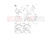 KAWASAKI 2000 Fenders