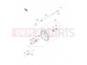 KAWASAKI VN1500 CLASSIC Fi (VN1500-N1H) Front Hub