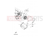YAMAHA YN100 OVETTO 100 (5KKK) 2003 AIR SHROUD & FAN