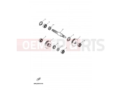 YAMAHA YN100 OVETTO 100 (5KKK) 2003 TRANSMISSION