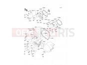 KAWASAKI 2000 Left Engine Cover(s)