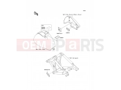 KAWASAKI 2000 Labels