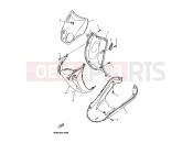 YAMAHA YN100 OVETTO 100 (5KKK) 2003 LEG SHIELD