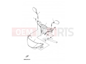 YAMAHA YN100 OVETTO 100 (5KKK) 2003 COWLING 1