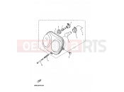 YAMAHA YN100 OVETTO 100 (5KKK) 2003 HEADLIGHT