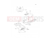 KAWASAKI 2000 Decals(Gold/White)