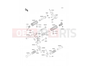 KAWASAKI 2002 Footrests