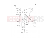KAWASAKI 2002 Rear Master Cylinder
