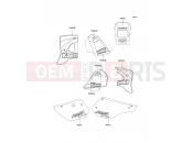 KAWASAKI 2002 Decals(Red)