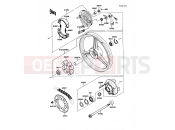 KAWASAKI 1987 Rear Wheel/Chain