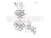 KAWASAKI 1987 Cylinder Head/Cylinder