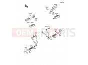 KAWASAKI 1987 Footrests(-MX125A-004358)