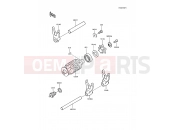 KAWASAKI 1988 Gear Change Drum/Shift Fork(s)