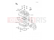 KAWASAKI 1988 Cylinder Head/Cylinder