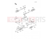 KAWASAKI 1988 Footrests