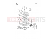 KAWASAKI 1988 Cylinder Head/Cylinder