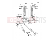 KAWASAKI 1988 Swingarm/Shock Absorber