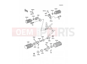 KAWASAKI 1988 Footrests