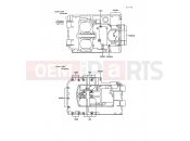KAWASAKI 1988 Crankcase Bolt Pattern