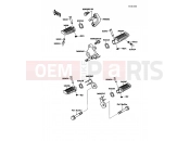 KAWASAKI 1988 Footrests