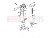 KAWASAKI 1988 Carburetor Parts