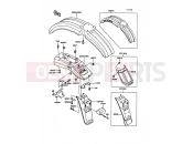 KAWASAKI 1988 Fenders